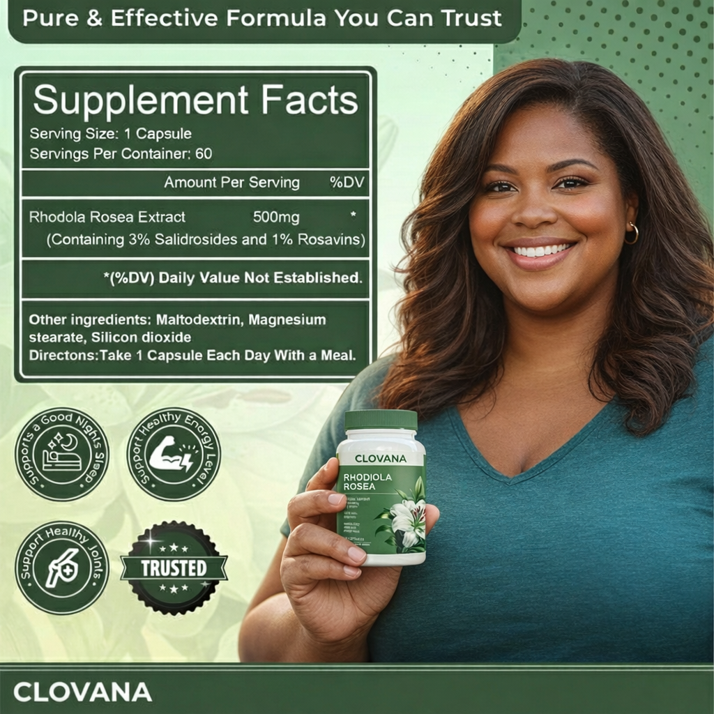Rhodiola Rosea Extract (500mg) (Copy)
