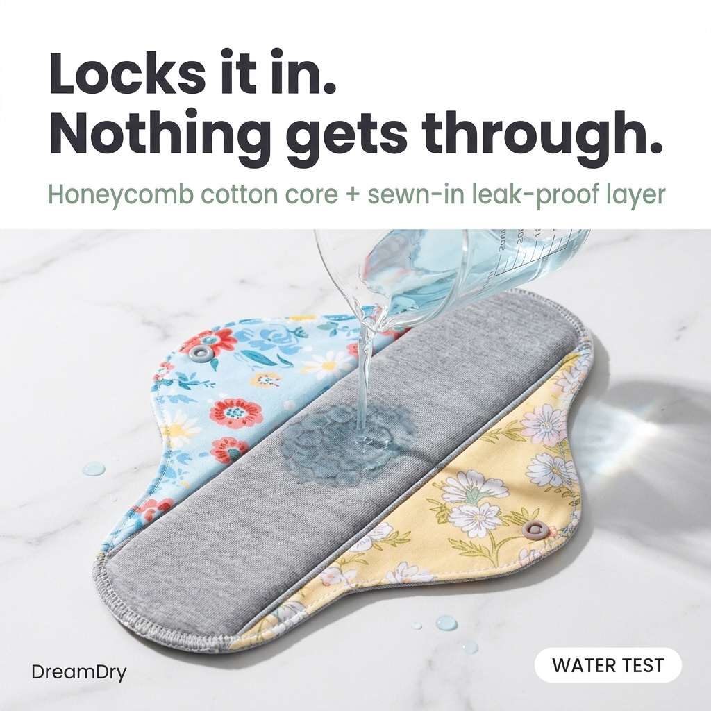Rewashable Graphene Incontinence Pad